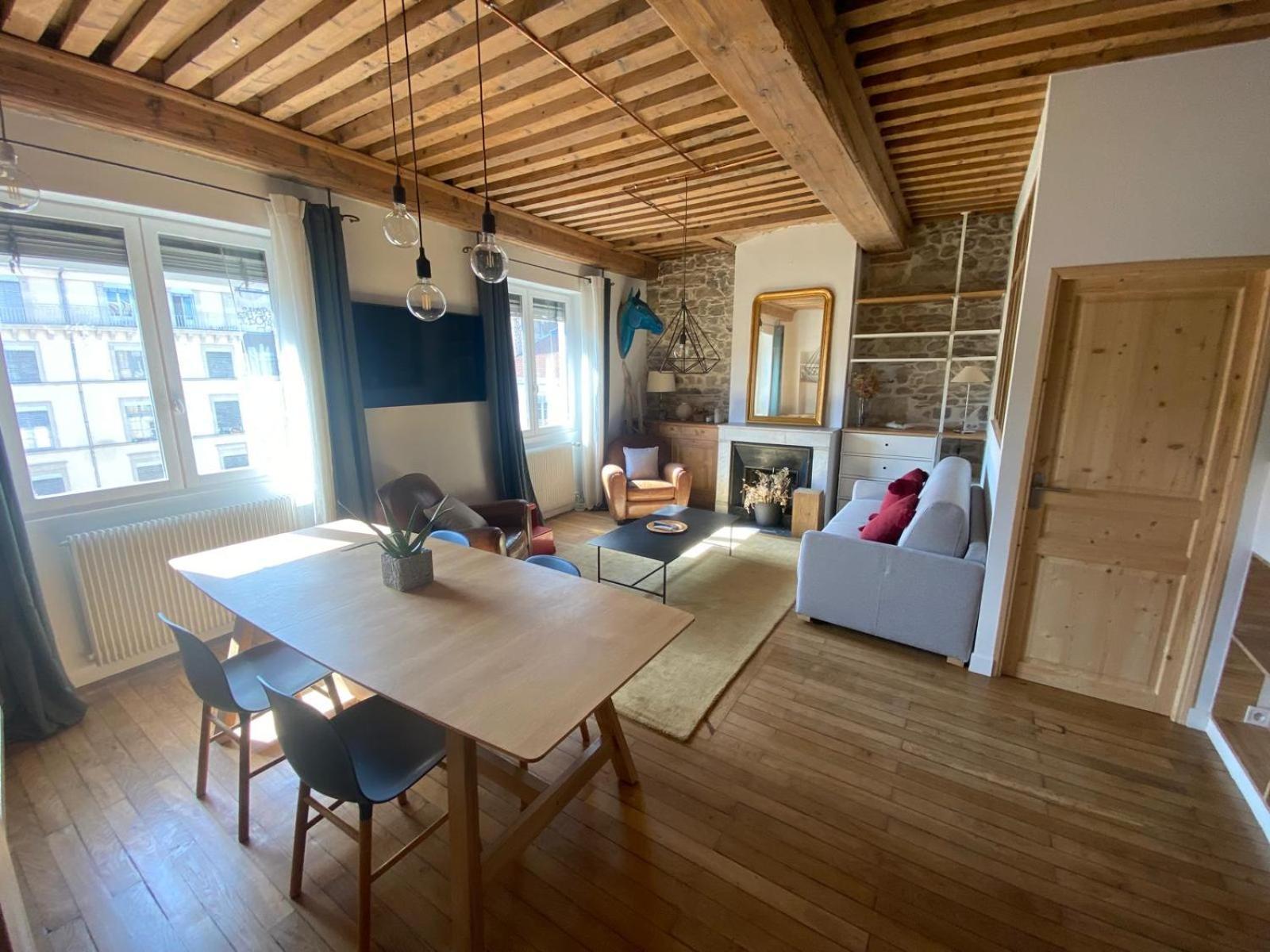 Appartement T3 Hyper Centre De Lyon, Super Vue Fourviere Exterior foto