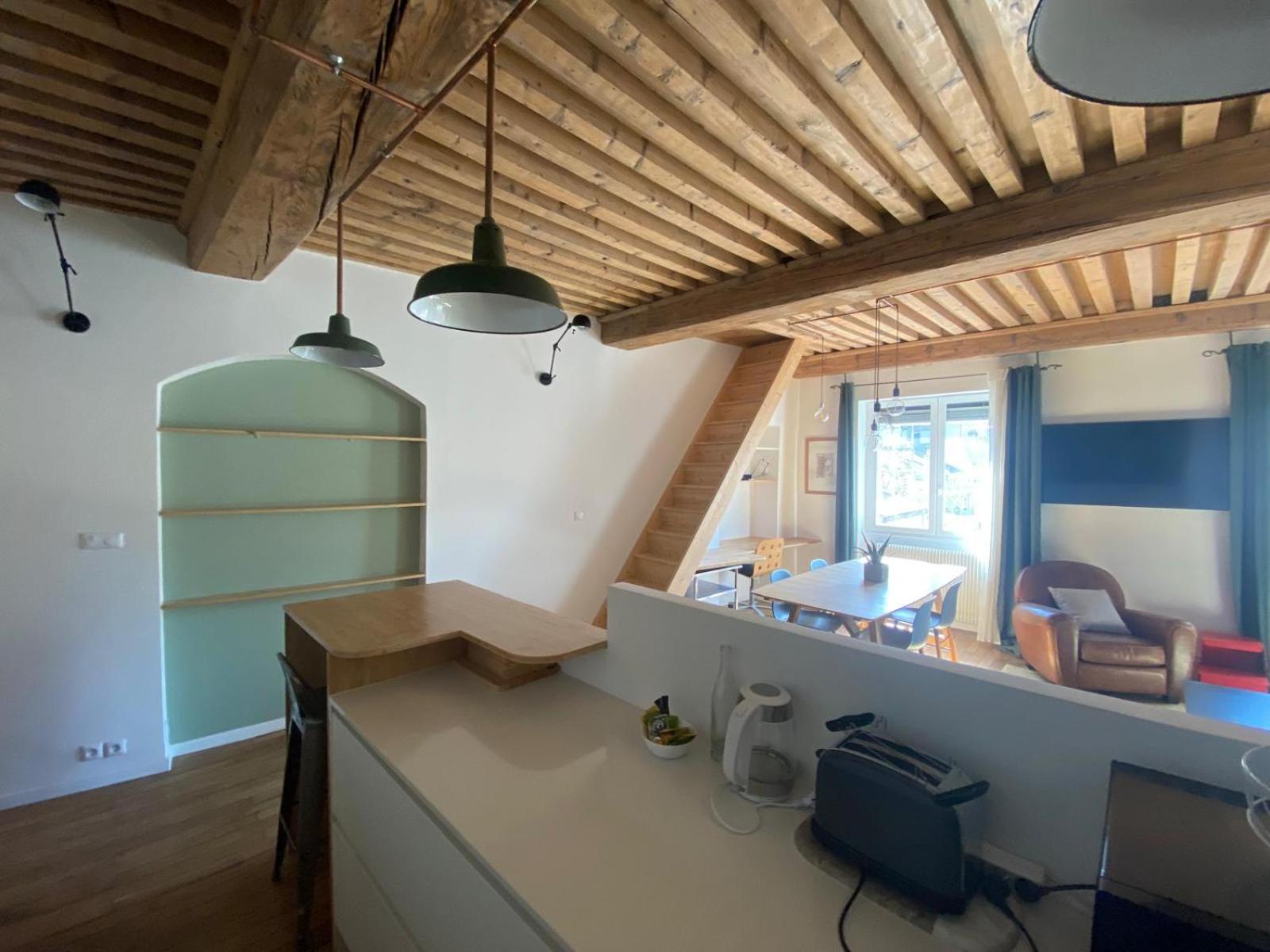 Appartement T3 Hyper Centre De Lyon, Super Vue Fourviere Exterior foto